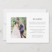 Leuke belettering Bewerkbare kleur bruiloft aankon Bedankkaart (Achterkant)