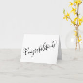 Leuke belettering feestelijke felicitaties kaart (Gele Bloem)
