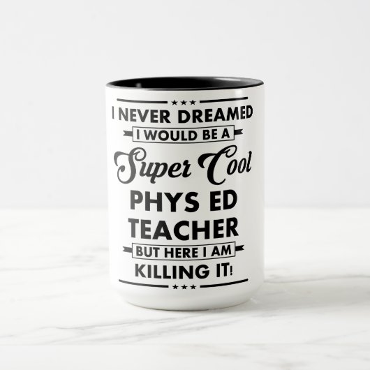 Leuke Beroep Super Coole Leraar Mok (Midden)