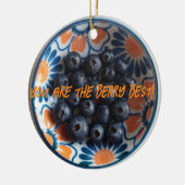 Leuke Berry Best Keramisch Ornament (Links)