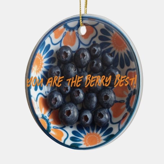 Leuke Berry Best Keramisch Ornament (Links)