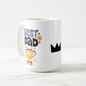 Leuke Best Dad Award Koffie Mok (Voorkant links)