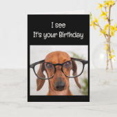 Leuke Beste Doggone Verjaardag Ever Dog Animal Hum Kaart (Gele Bloem)