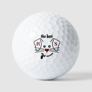 Leuke Beste Hond Mam Custom Monogram Golfballen