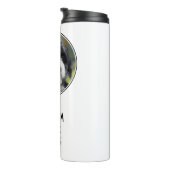 Leuke Beste Hond Mam Door Par Fotonaam Wit Thermosbeker (Geroteerd rechts)