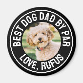 Leuke beste hond papa door Par foto Magneet (Voorkant)