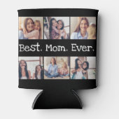 Leuke Beste Mam Ooit Fotocollage Gepersonaliseerd Blikjeskoeler (Voorkant)