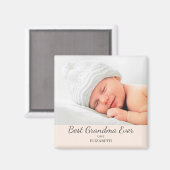 Leuke beste oma foto naam magneet (Voorkant / Achterkant)