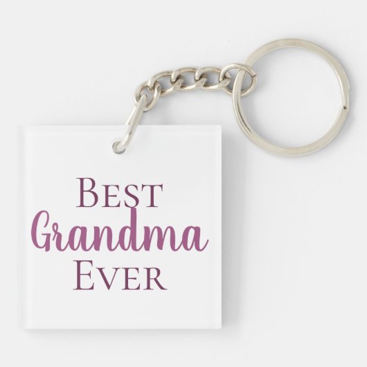 Leuke beste oma ooit foto sleutelhanger (Achterkant)