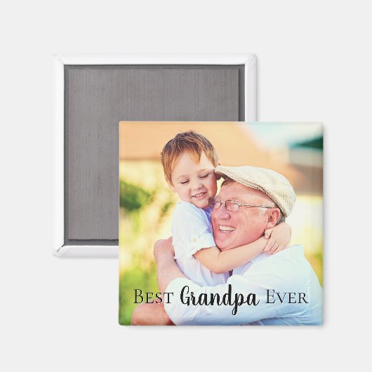 Leuke beste opa Poppen grootvader ooit foto Magneet (Voorkant / Achterkant)