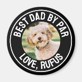 Leuke Beste Papa Door Par Hond Foto Magneet (Voorkant)