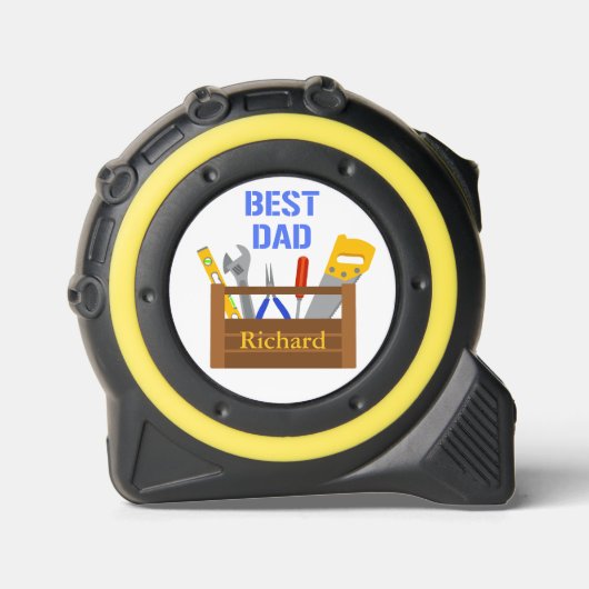 Leuke Beste Papa Naam Toolbox Rolmaat (Voorkant)