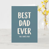 Leuke Beste Papa Ooit Kaart (Gele Bloem)