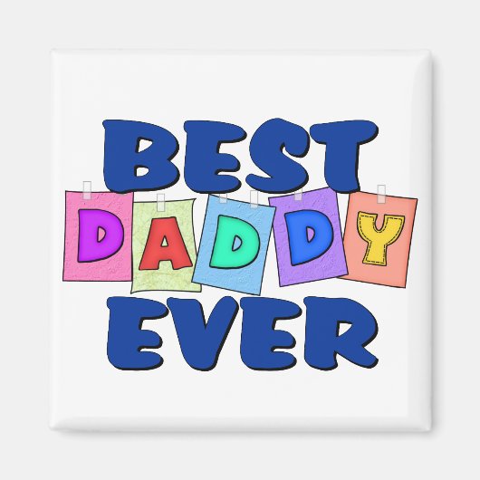 Leuke beste papa OOIT Magneet (Voorkant)