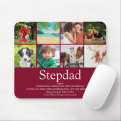 Leuke Beste Stiefvader Ooit Fotocollage Muismat (Met muis)