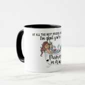 Leuke Beste Vrienden Partners In Wijn Cadeau Maatw Mok (Voorkant links)