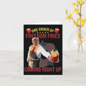 Leuke Bestelling Van Freedom Fries Komt Er Aan  Kaart (Gele Bloem)