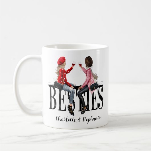 Leuke Besties Beste Vrienden Koffiemok (Links)