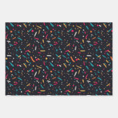 Leuke betegelde confetti patroonfeest Verjaardag Inpakpapier Vel (Voorkant 3)