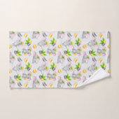 Leuke betegelde muis liefhebbers bad handdoek (Handdoek)