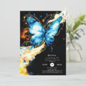 Leuke Betoverende Vlinder Verjaardag Kaart (Staand voorkant)