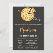 Leuke bewerkbare uitnodiging voor kinderen, Tiener (Voorkant)