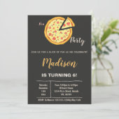 Leuke bewerkbare uitnodiging voor kinderen, Tiener (Staand voorkant)