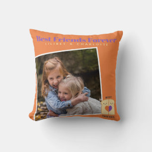Leuke BFF FOTOCOLLAGE Cadeau Pindakaas Jam Kussen