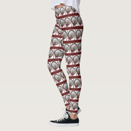 Leuke Bichon Kerstmis Leggings