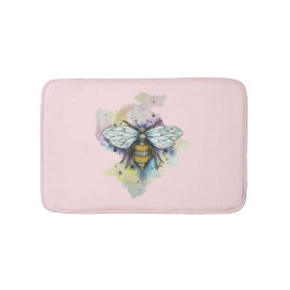 Leuke bijen en regenboog wassen badmat