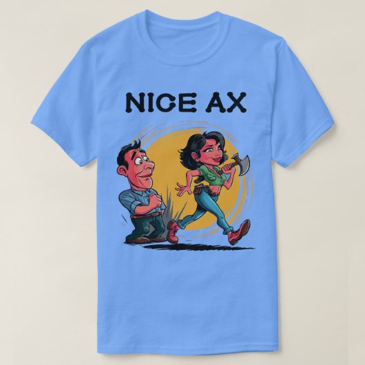 Leuke bijl t-shirt (Design voorkant)