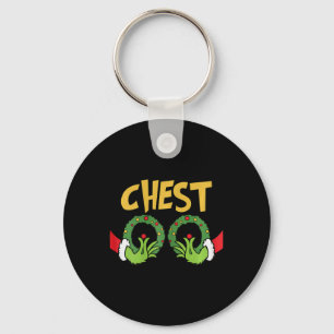 Leuke bijpassende kastanjes koppels kerst familie sleutelhanger