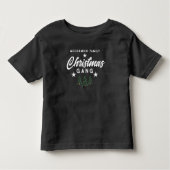 Leuke bijpassende kerstboom familie gepersonalisee kinder shirts (Voorkant)