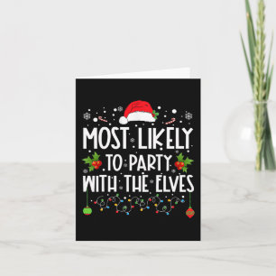 Leuke bijpassende Kerstmis het meest waarschijnlij Kaart