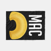 Leuke bijpassende macaroni en kaas Halloween kostu Fleece Deken (Voorkant (Horizontaal))