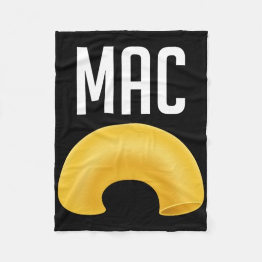 Leuke bijpassende macaroni en kaas Halloween kostu Fleece Deken (Voorkant)