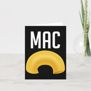 Leuke bijpassende macaroni en kaas Halloween kostu Kaart