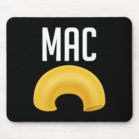 Leuke bijpassende Macaroni en kaas Halloween kostu Muismat (Voorkant)