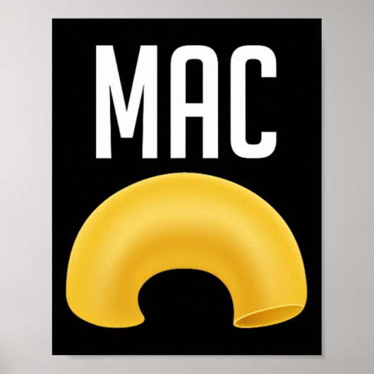 Leuke bijpassende Macaroni en kaas Halloween kostu Poster (Voorkant)