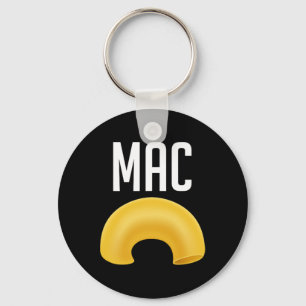 Leuke bijpassende Macaroni en kaas Halloween kostu Sleutelhanger