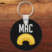 Leuke bijpassende macaroni en kaas Halloween kostu Sleutelhanger (Voorkant)