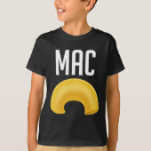 Leuke bijpassende macaroni en kaas Halloween kostu T-shirt (Voorkant)