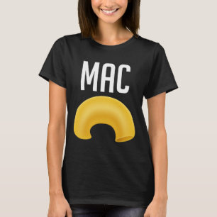 Leuke bijpassende macaroni en kaas Halloween kostu T-shirt