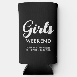 Leuke bijpassende reisbestemming Meisjes Weekend T Seltzer Blikjeskoeler