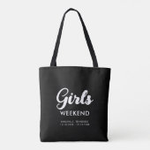 Leuke bijpassende reisbestemming Meisjes Weekend T Tote Bag (Achterkant)