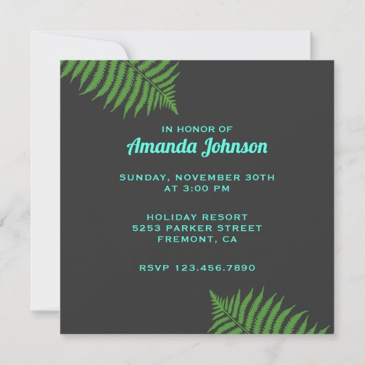 Leuke Bikini Zwembad Bachelorette Party Uitnodigin Kaart (Achterkant)