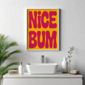 LEUKE BILL Funny Badkamer Humor Retro Minimalistis Poster
