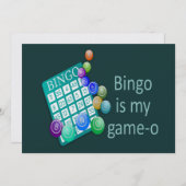 Leuke Bingo Verjaardagsfeestje of Groepsactiviteit Kaart (Voorkant / Achterkant)