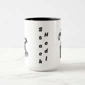 *Leuke Bitcoin Frisbee Catching Dog Mok (Midden)