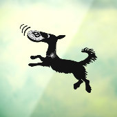 Leuke Bitcoin Frisbee Catching Dog Window Cling Raamsticker (Vel 3)